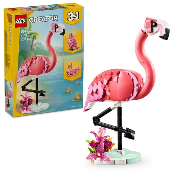 LEGO Creator 3 in 1 31170 Wilde Dieren: Roze Flamingo