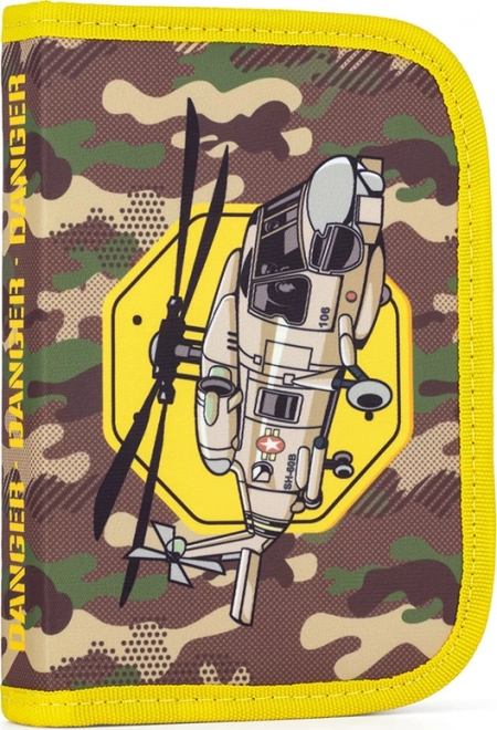 Schooletui met Helikopter-motief