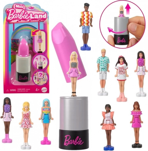 Mattel Mini Barbie Land – verrassing in lippenstift Barbie of Ken
