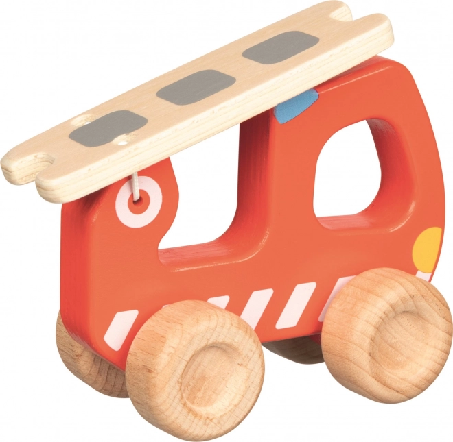 GOKI Houten brandweerautootje