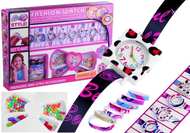 Grote creatieve set voor het maken van horloges