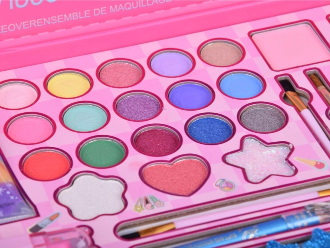 Grote zeemeermin-beautyset oogschaduws, nagellakken, haarspeldjes en elastiekjes