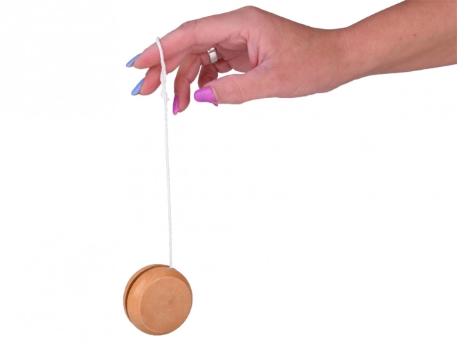 Houten jojo spel