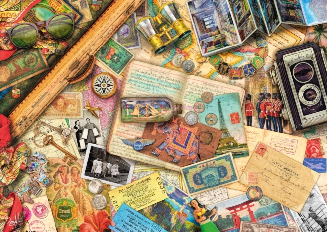 Puzzel Herinneringen aan reizen 1000 stukjes