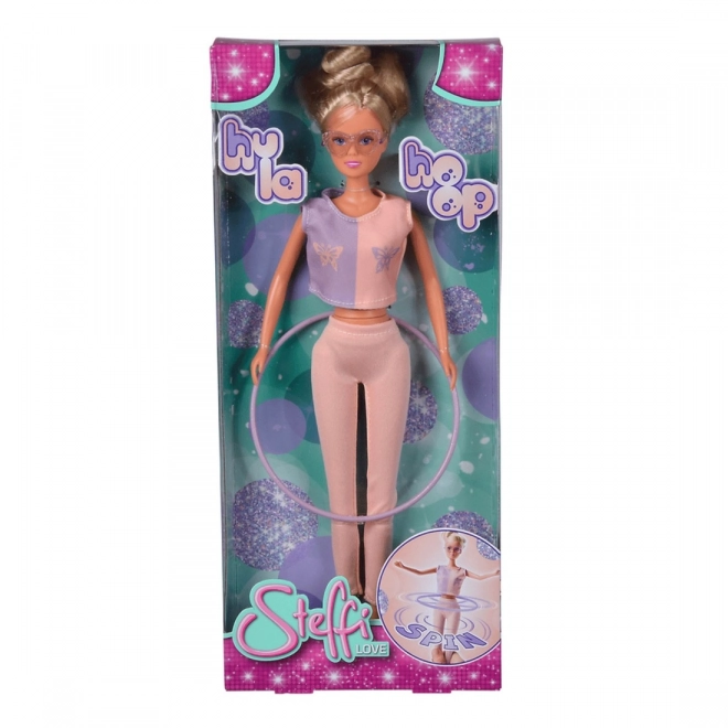 Steffi pop met hoepel Hula Hoop