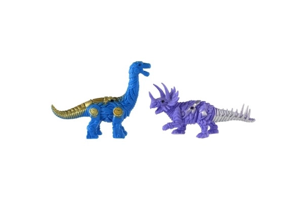 Dinosaurus/Drak 8 stuks plastic 14-17cm in zak 22x35x7cm