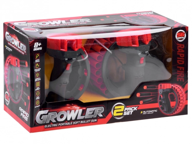 Set van schuimpistolen Growler