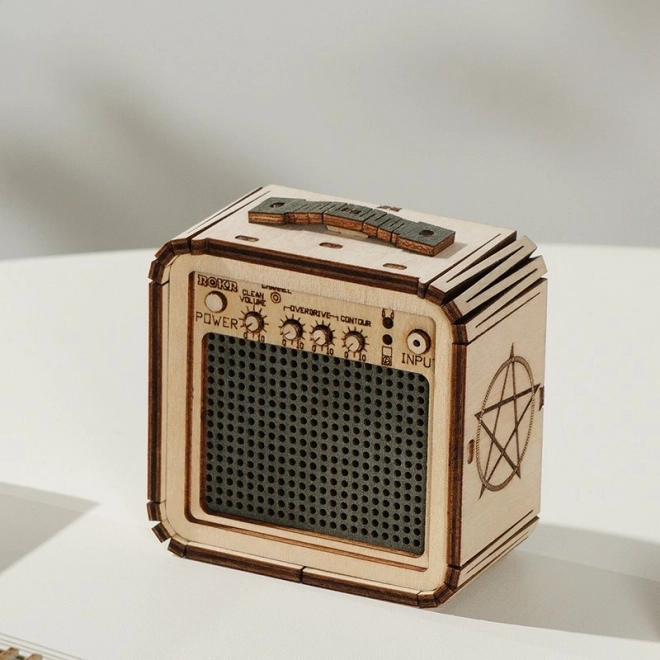 RoboTime houten 3D puzzel - Elektrische gitaar