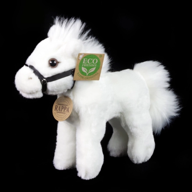Rappa Pluchen Paard Wit 18 cm ECO-VRIENDELIJK