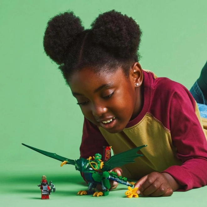 Lego Ninjago groene bosdraak van Lloyd