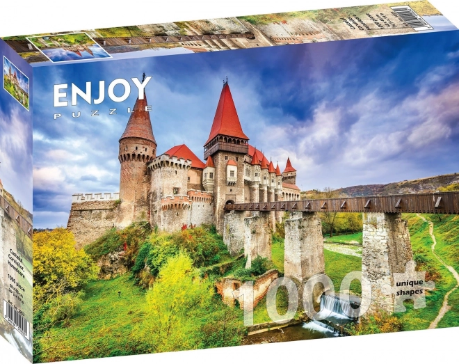 Puzzel Corvin Kasteel, Hunedoara, Roemenië 1000 stukjes