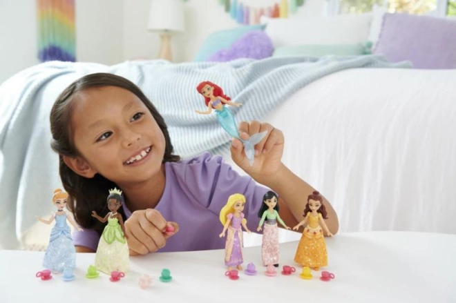 6 kleine prinsessenpoppen