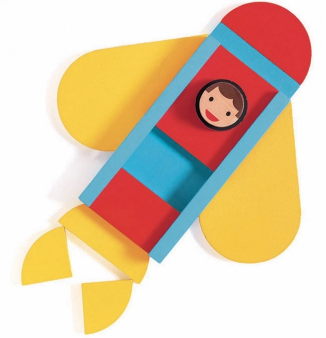 Magnetische puzzel Vervoersmiddelen voor kinderen