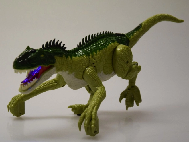 Groene dinosaurus met afstandsbediening