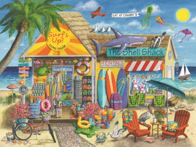 Ravensburger puzzel Surfersstand 1500 stukjes
