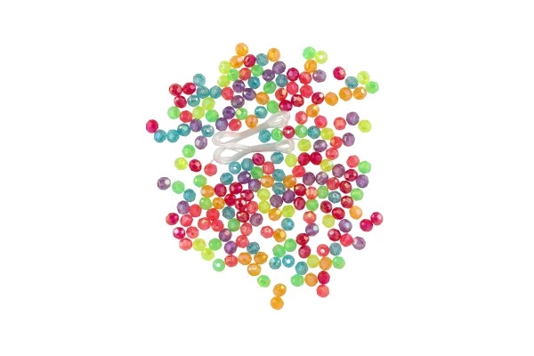 Bonte mix van kleuren en vormen