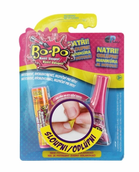 Set nagellak en lippenbalsem Bo-Po