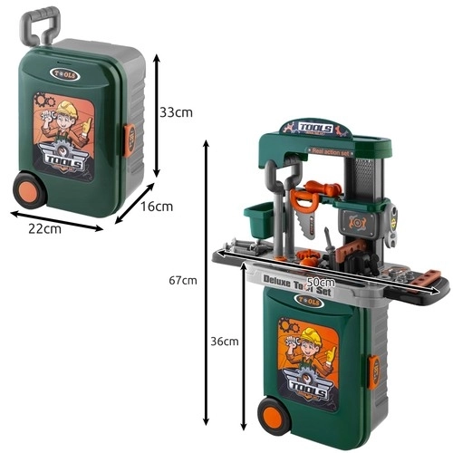 Kruzzel kinder werkplaats set 3-in-1