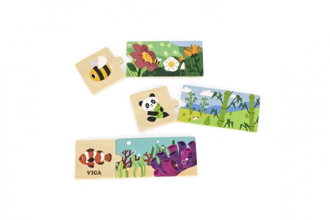 Puzzel Dieren Logisch Spel VIGA