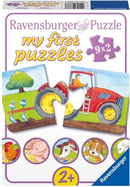 Ravensburger mijn eerste puzzels op de boerderij 9×2 stukjes