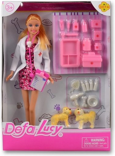 Pop Lucy dierenarts roze