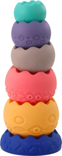 Zacht siliconen met texturen voor zintuiglijke stimulatie