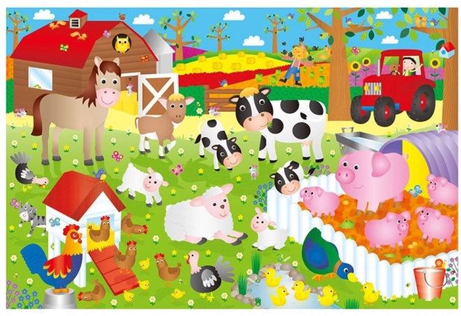 GALT Reuze vloerpuzzel Boerderij 30 stukjes