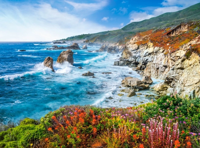 Puzzel 2000 stukjes Big Sur Baai Californië