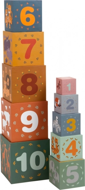 Spelenderwijs leren van de nummers 1–10 en dieren