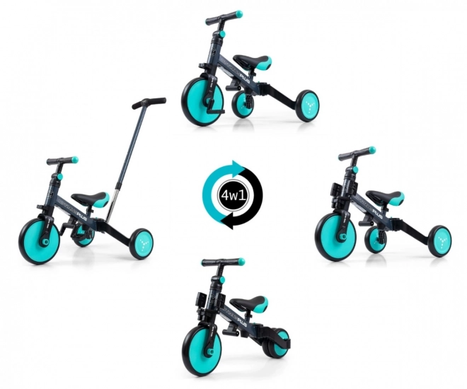 Ride On - Fiets 4in1 OPTIMUS PLUS Mint