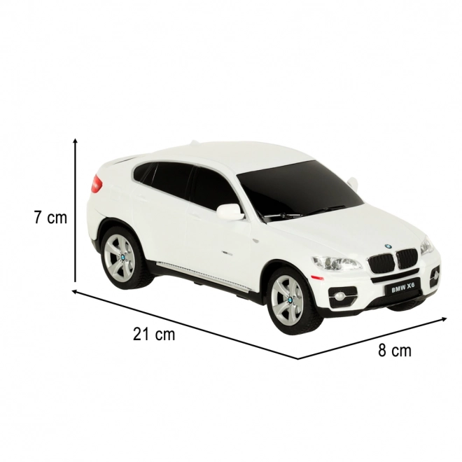 Op afstand bestuurbare auto BMW X6 1:24 wit