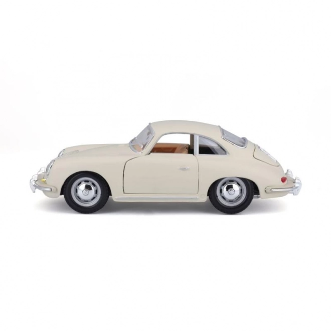 Bburago 1:24 Porsche 356B Coupé (1961) Ivoor
