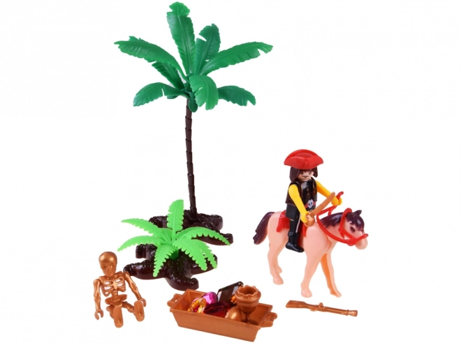 Piratenboot met figuren en geluidseffecten