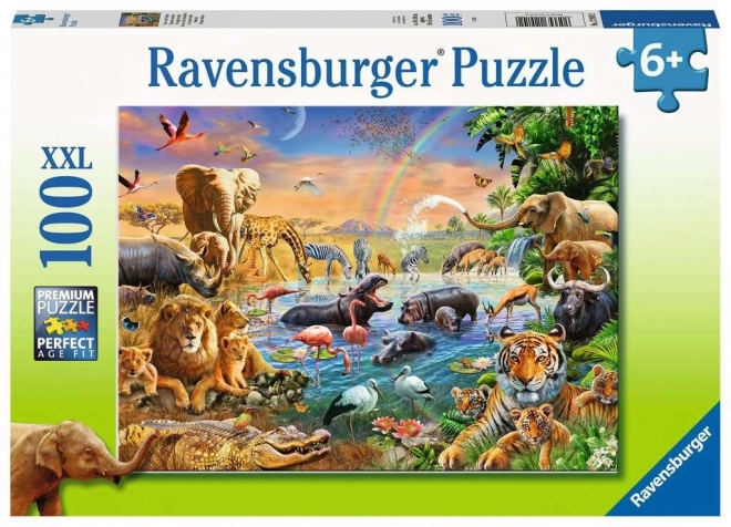 Ravensburger Puzzel Savanne Jungle 100 stuks