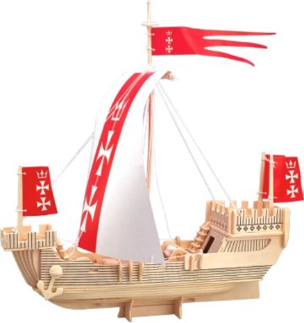 Woodcraft houten 3D-puzzel schip Koga