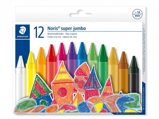 Staedtler Noris Jumbo waskrijtjes 12 kleuren