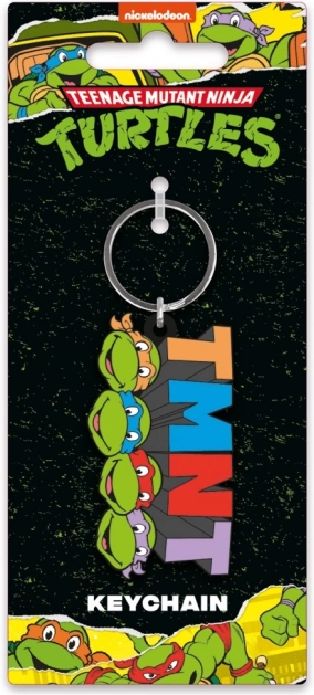 Rubberen sleutelhanger NINJA SCHILDPADDEN