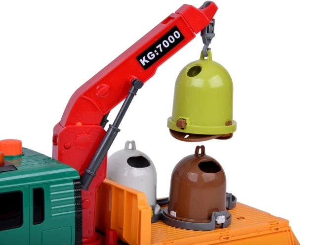 Educatieve vuilniswagen met containers Toytar