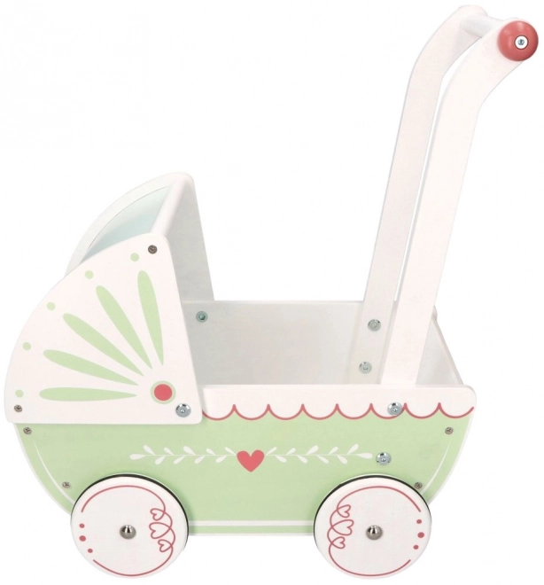 Houten poppenwagen