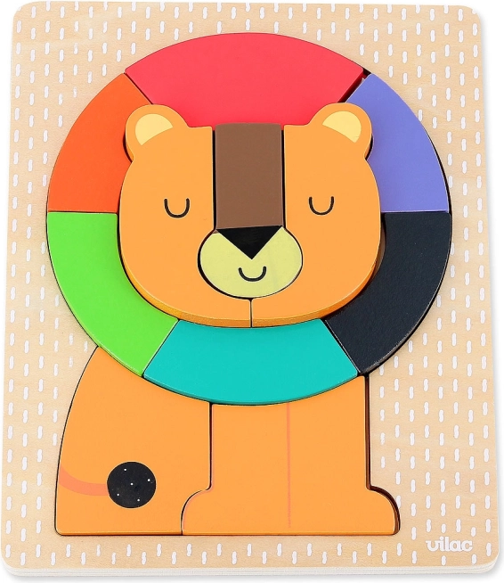 Vilac houten inlegpuzzel leeuw