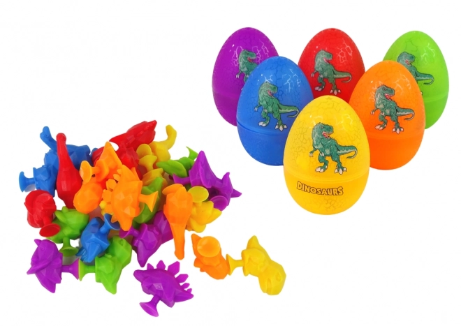 Dinosaur figuren met zuignappen