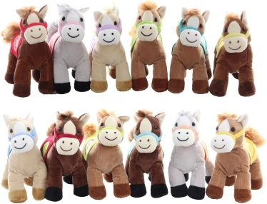 Pluchen pony met geluiden 22 cm