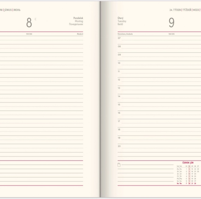 Dagboek Diamante 2026 blauw
