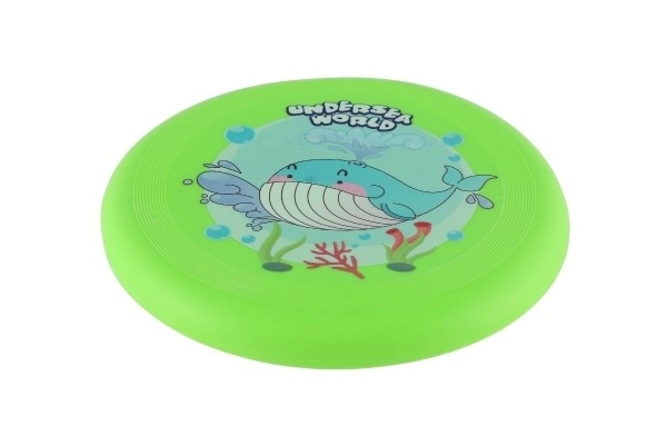 Vliegende/gooiende schijf rubber 18cm