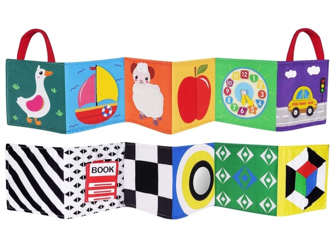 Vouwbare zintuiglijke boekje voor baby's