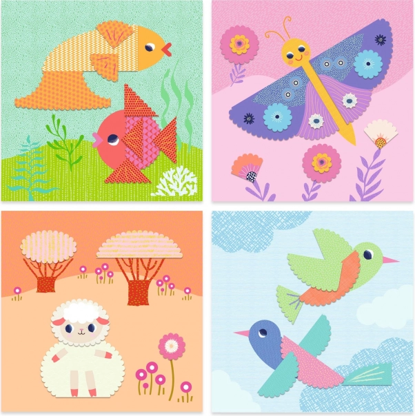 Djeco creatieve set Knutselen van dieren