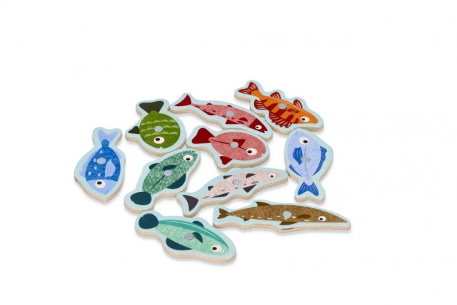 Magnetisch spel - Pinguïn bij de vissen