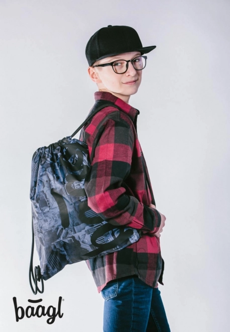Školní set BAAGL Core Technic: rugzak, etui, gymsack