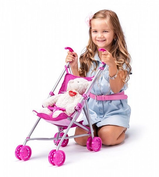 Kinderwagen met parasol en eenhoorn