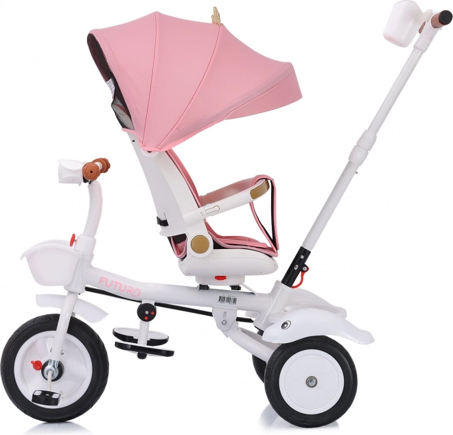 CHIPOLINO Driewieler met zonnescherm Futuro 2-in-1 Prinses